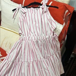 Habitual Pink and White Striped Dress